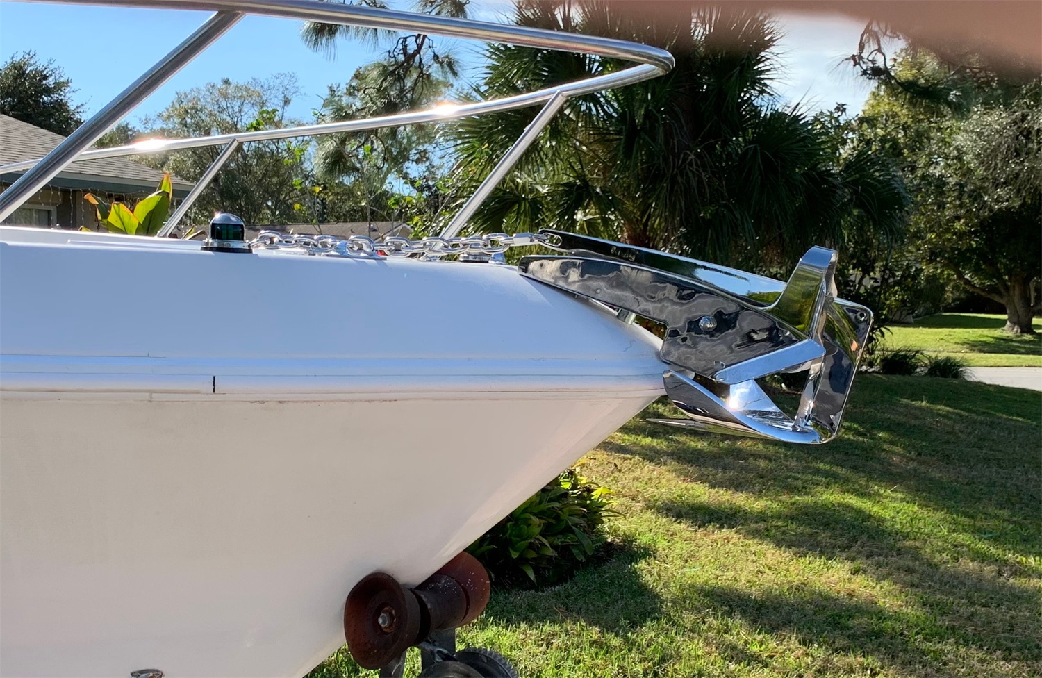 Andy Marine 316 en acier inoxydable double rouleau à nœuds intérieur