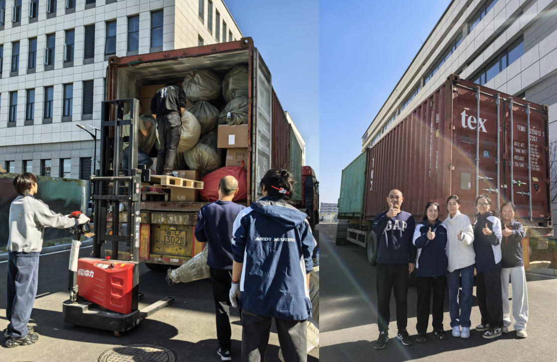 Chargement des conteneurs vers l'Australie terminé !