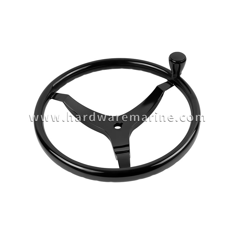Volant PVD noir avec bouton amélioré