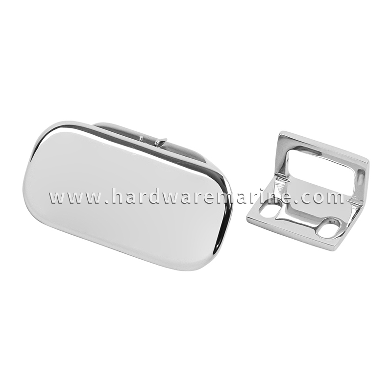 Loquet de trappe affleurant 79 × 40 mm SS 316