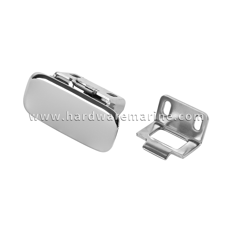 Loquet de trappe affleurant 80 × 36 mm SS 316
