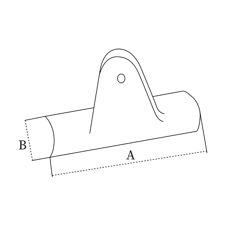 316 Stainless Steel Marine Split Bollard With Pin