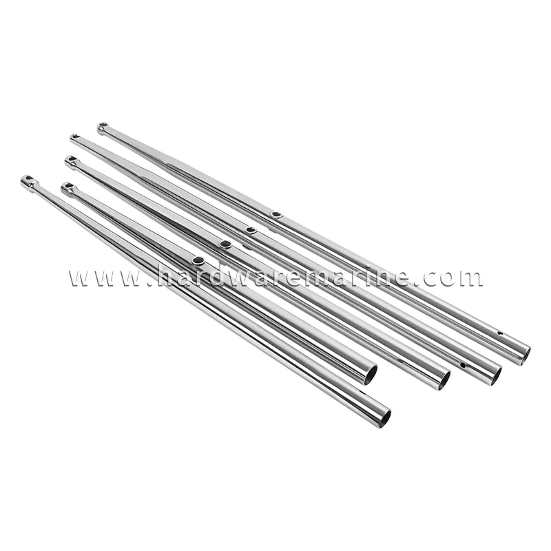 Tige de support de poteau de garde-corps de bateau en acier inoxydable 316 de qualité marine