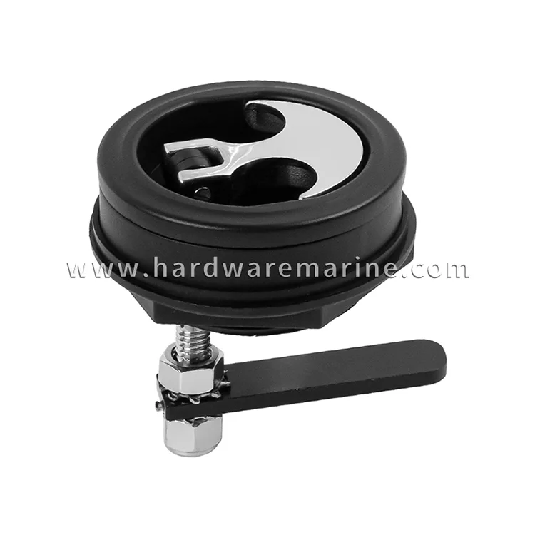 Serrure tournante pour bateau marin en nylon noir