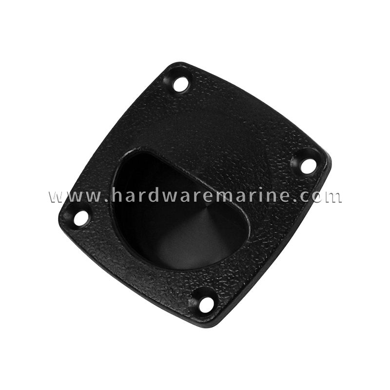 Poignée de traction de trappe marine carrée en plastique