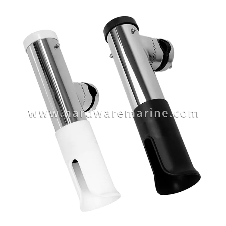Porte-tige de serrage marin en acier inoxydable avec insert en caoutchouc